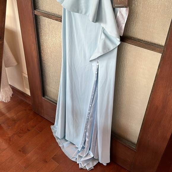 Mac Duggal EMBELLISHED ILLUSION SLEEVELESS PEPLUM GOWN size 8 $598 - Picture 7 of 12